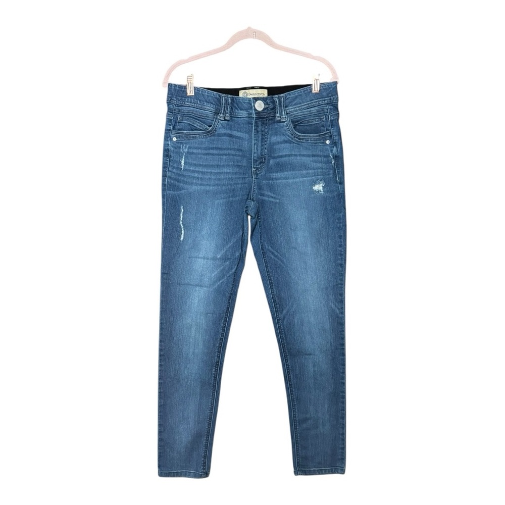 DEMOCRACY Ab Technology Blue Skinny Jeans with Stretch 8
